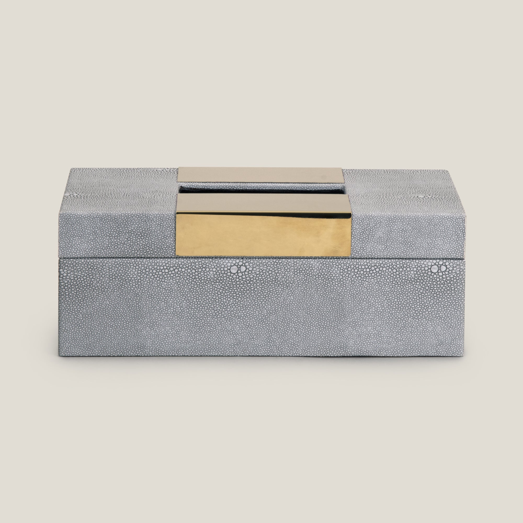 Glam Gecko Grey Tissue Box
