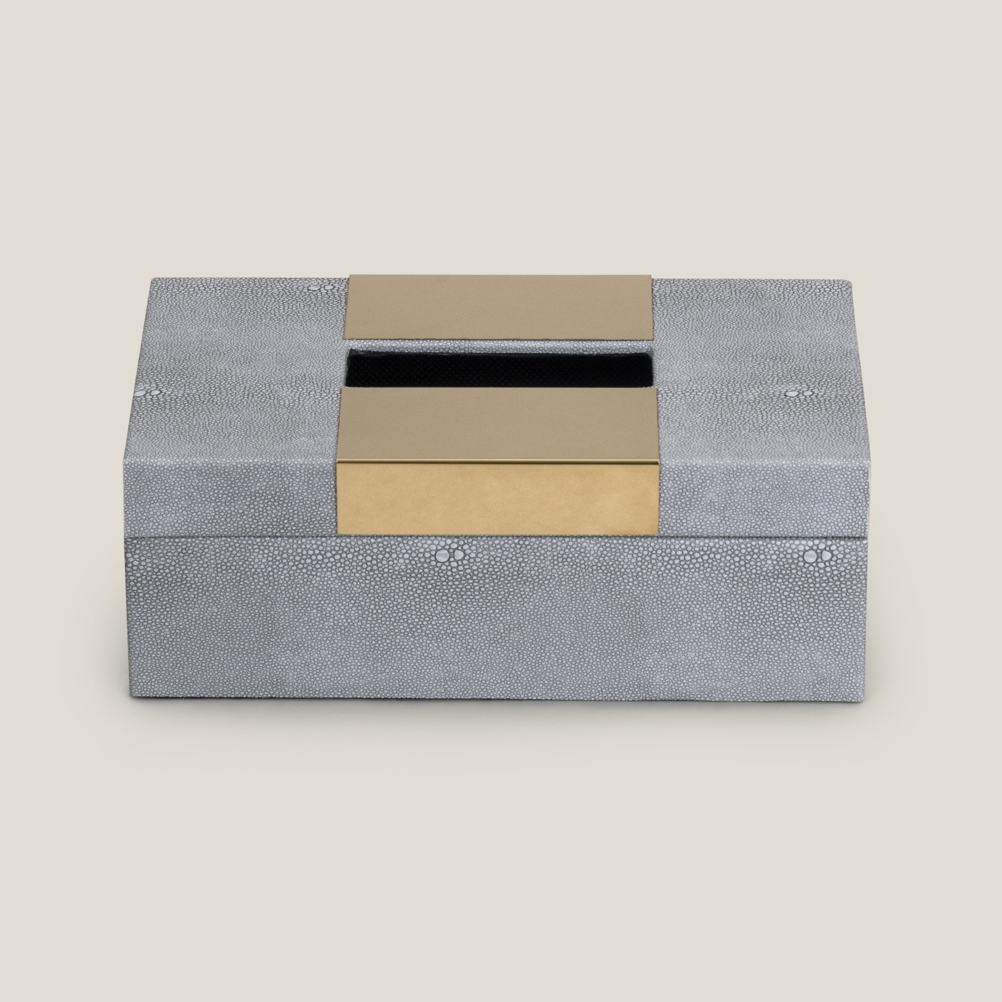 Glam Gecko Grey Tissue Box