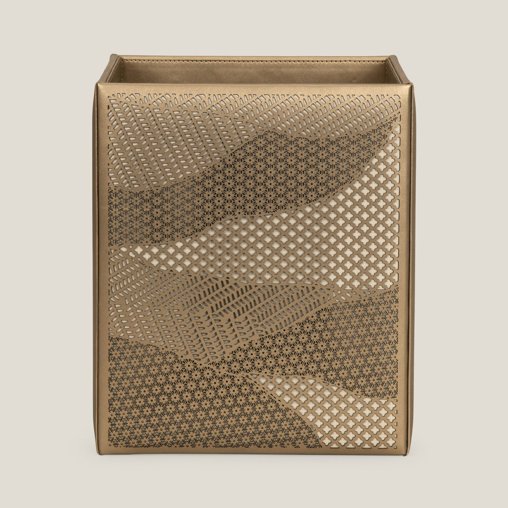 Pixel Dull Gold Dustbin