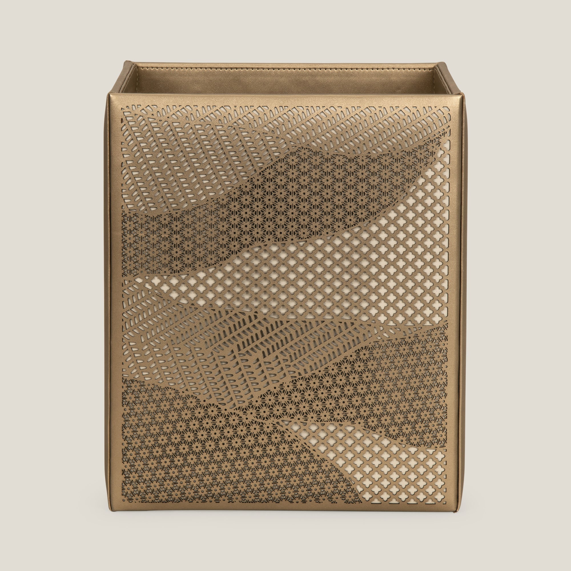 Pixel Dull Gold Dustbin