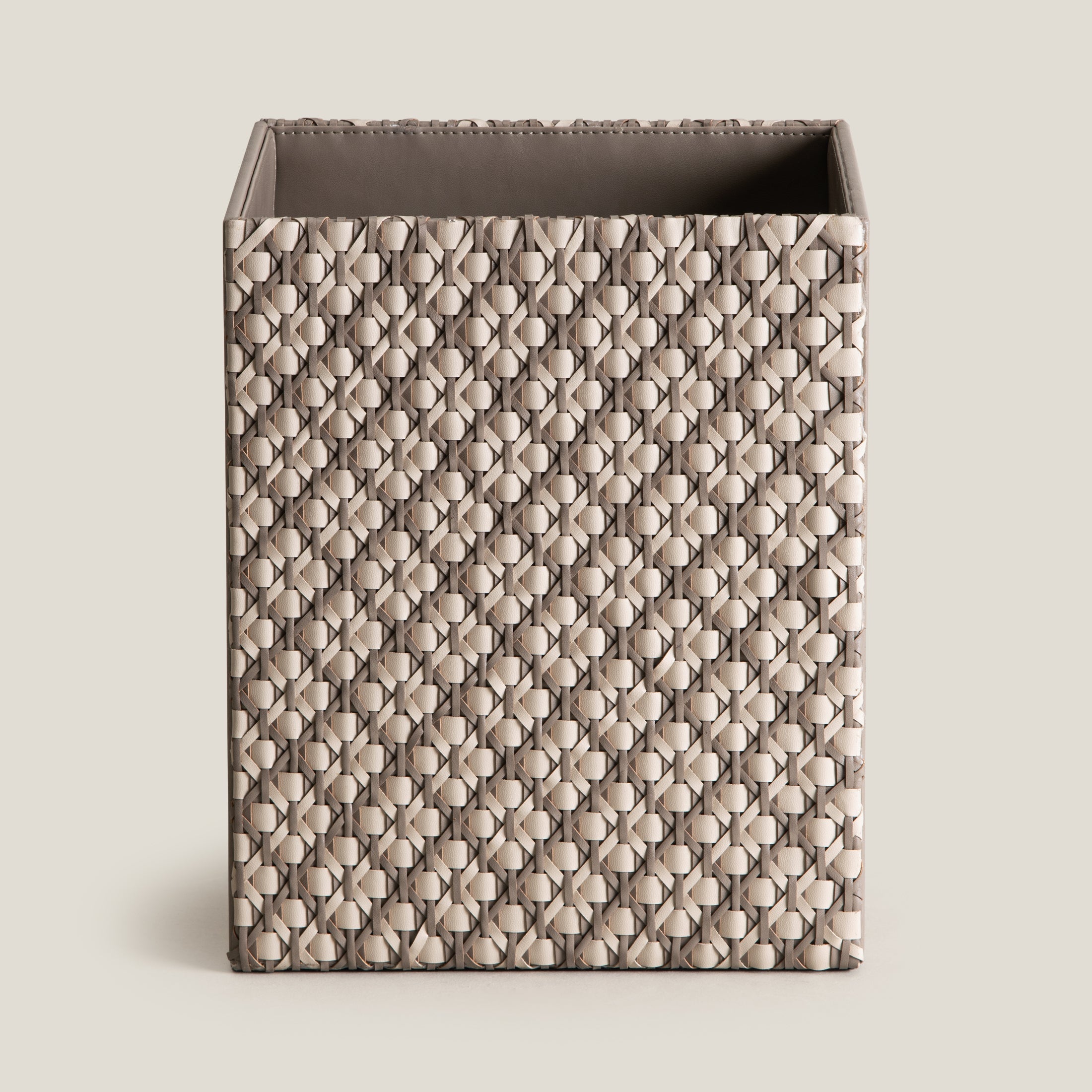 Lattice Beige & Grey Dustbin