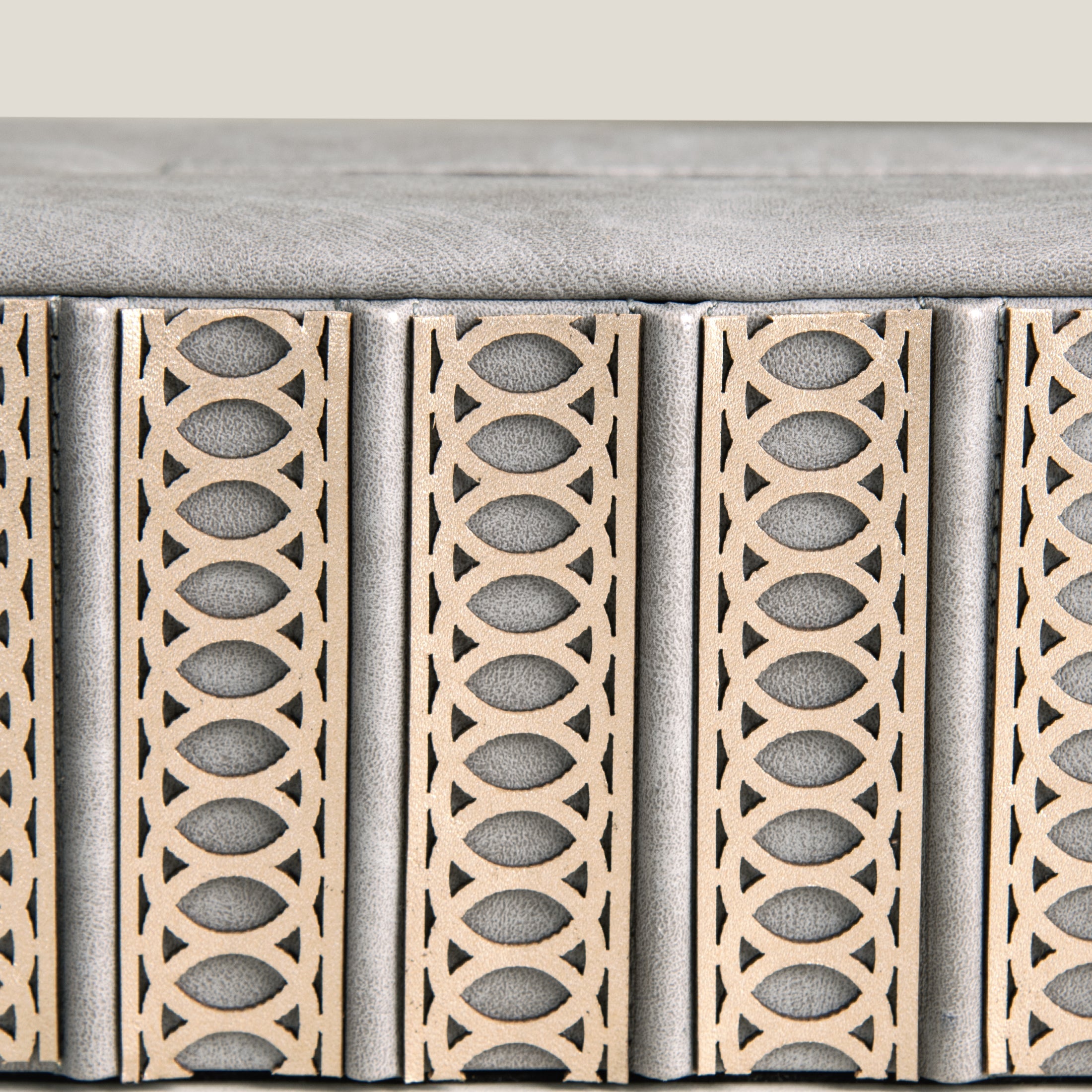 Lexus Grey & Dull Gold Tissue Box