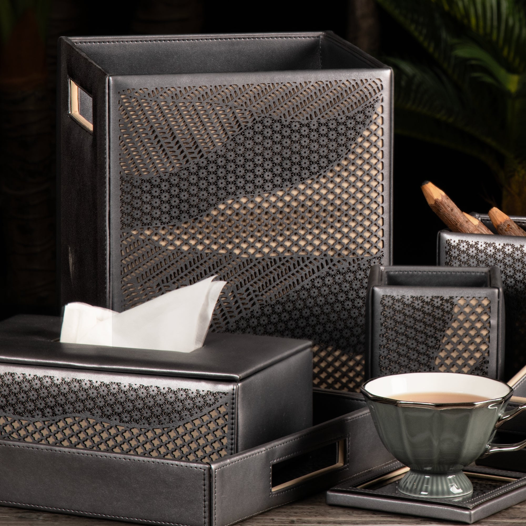 Lumina Beige & Grey Dustbin